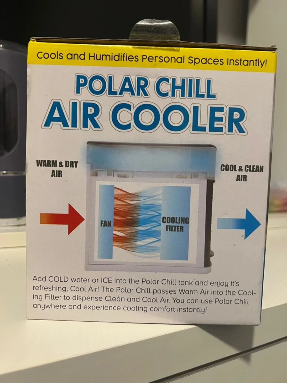 Polar Chill Air Cooler - Blue and White - Picture 3 of 5